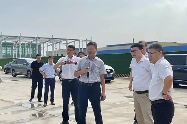 省工信局，發(fā)改委，科技局領(lǐng)導(dǎo)考察我公司1